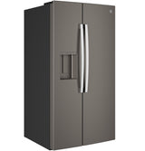 GE® 27.9 Cu. Ft. Side-By-Side Refrigerator with Extra Tall Dispenser and In-Door Icemaker GSS28NMYES