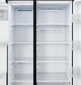 GE 23.6 Cu. Ft. Counter-Depth Side-By-Side Refrigerator with Extra Tall Dispenser and In-Door Icemaker GZS24NYYFS