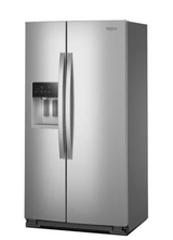 Whirlpool 36 in. 28.70 cu. ft. Full-Depth Side-by-Side Refrigerator in Fingerprint Resistant Stainless Finish with TruCool System WRSF6536RZ