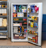 GE® ENERGY STAR® 21.6 Cu. Ft. Smart Garage Ready Convertible Upright Freezer FUF22DZRWW