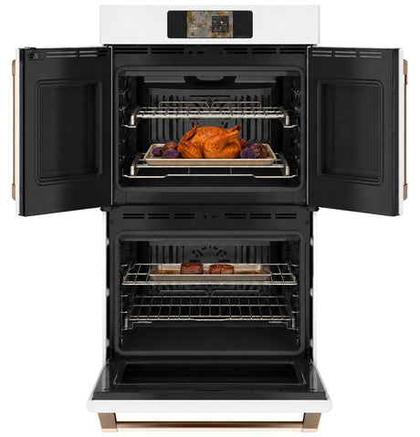 CAFÉ™ Professional Series 30" Smart Built-In Convection French-Door Double Wall Oven CTD90FP4ZW2