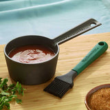 Cast Iron Sauce Pot with Basting Brush BGE-117663