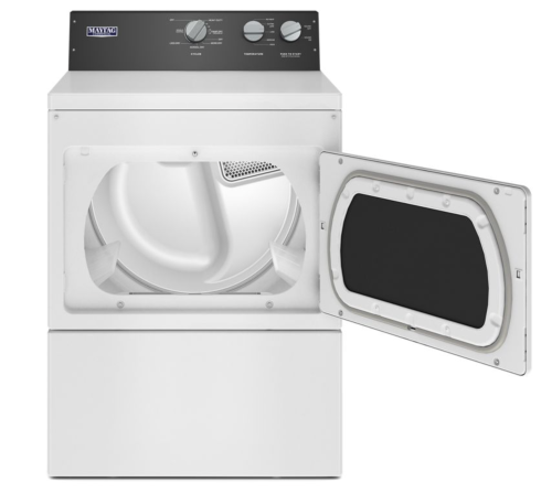 MAYTAG Commercial-Grade Residential Electric Dryer - 7.4 cu. ft. MEDP586KW