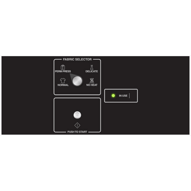 Speed Queen 27 Inch Commercial Gas Vented Single Pocket Dryer with 18 lbs. Capacity, Side Swing Door, in White - DV4000WG