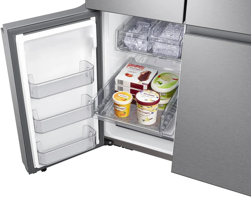 Samsung - 23 Cu. Ft. Counter Depth 4-Door French Door Refrigerator RF23B7671SR/AA