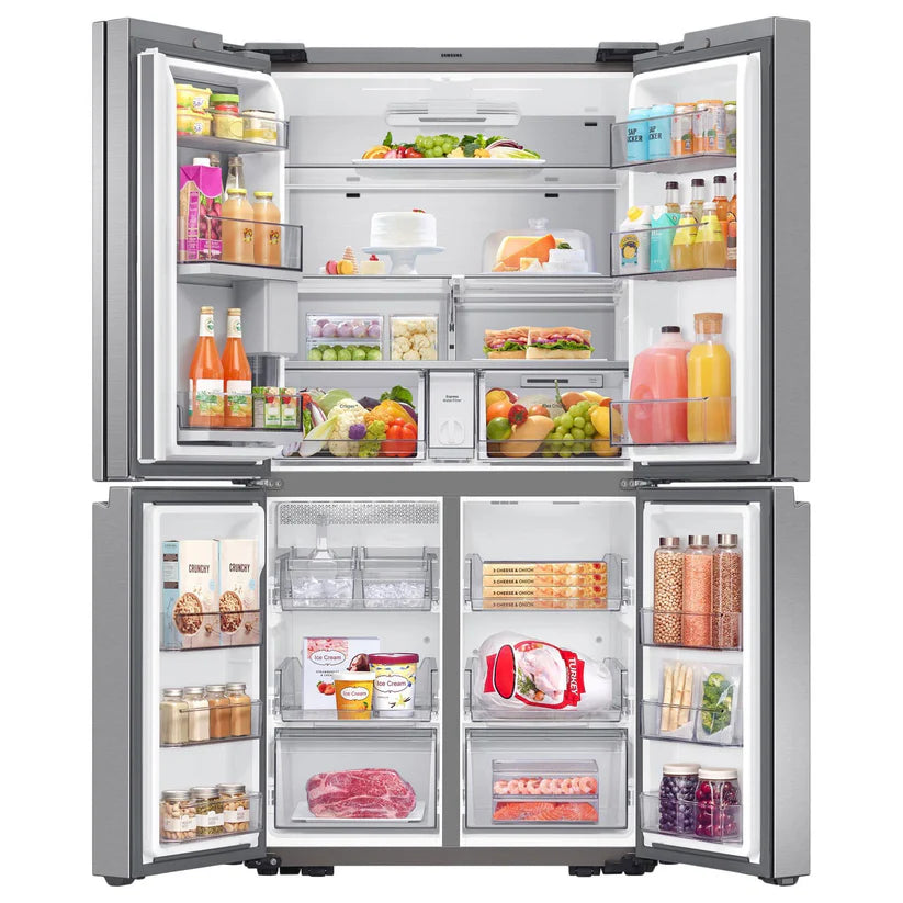 Samsung - 23 Cu. Ft. Counter Depth 4-Door French Door Refrigerator RF23B7671SR/AA