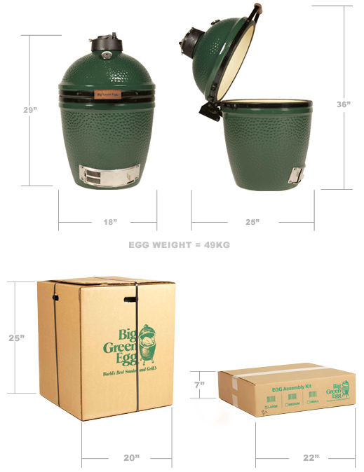 Medium Big Green Egg BGE-117625