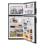 Amana 30-inch Wide Top-Freezer Refrigerator with Glass Shelves - 18 cu. ft. ART318FFDS