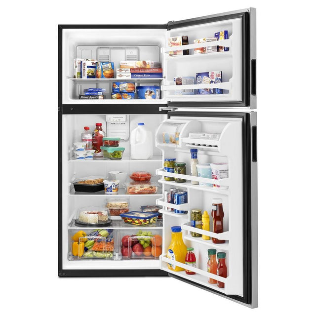 Amana 30-inch Wide Top-Freezer Refrigerator with Glass Shelves - 18 cu. ft. ART318FFDS