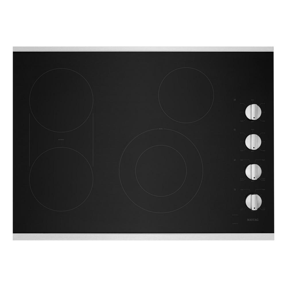 Maytag® 30-Inch Electric Cooktop with Reversible Grill and Griddle MEC8830HS