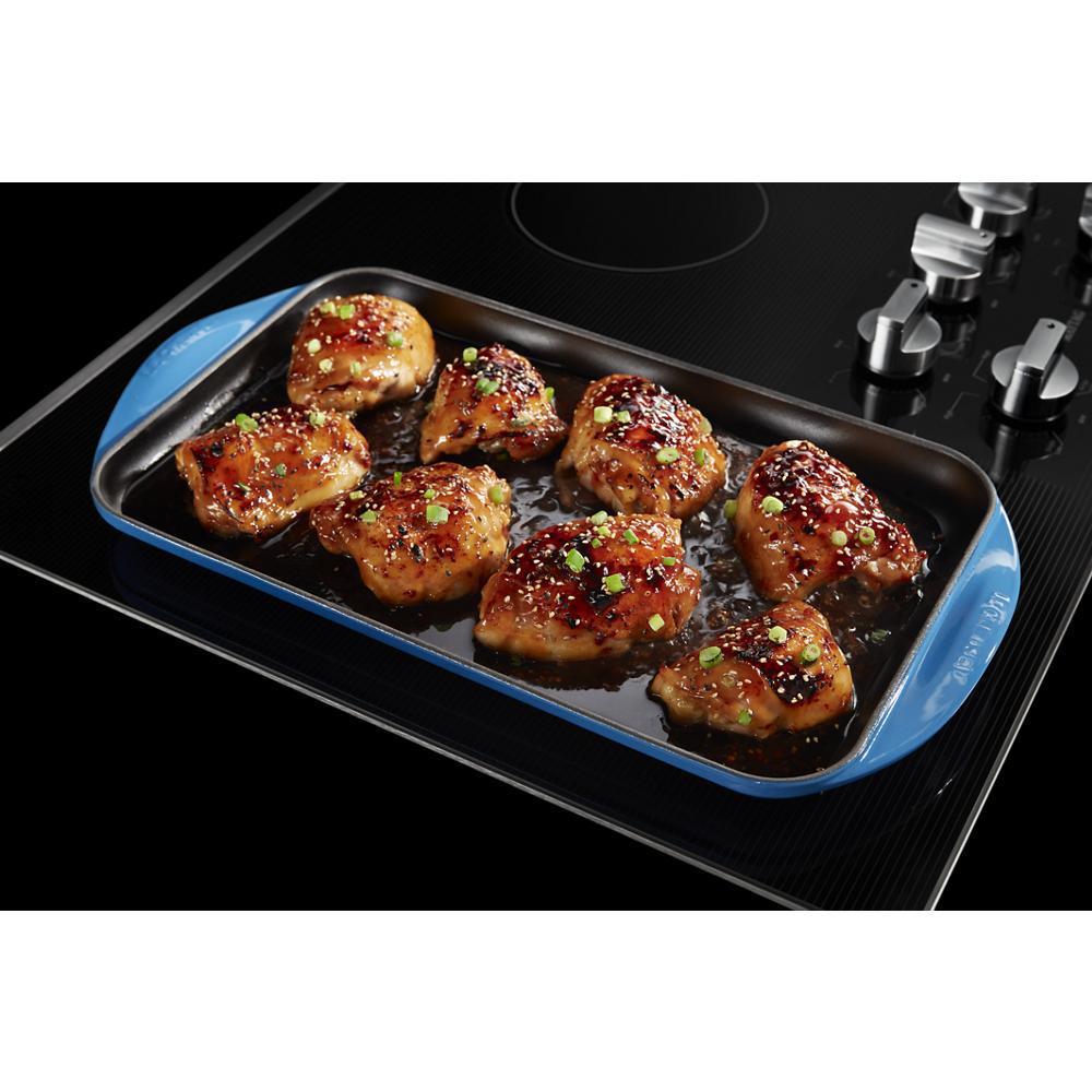 Maytag 36-Inch Electric Cooktop with Reversible Grill and Griddle MEC8836HS
