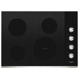 Whirlpool® 30-inch Electric Ceramic Glass Cooktop with Dual Radiant Element WCE55US0HS