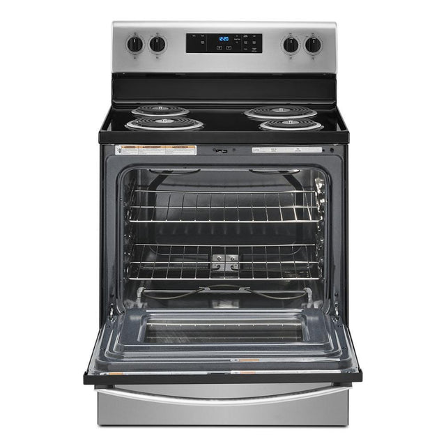 Whirlpool 4.8 cu. ft. electric range with Keep Warm setting WFC150M0JS