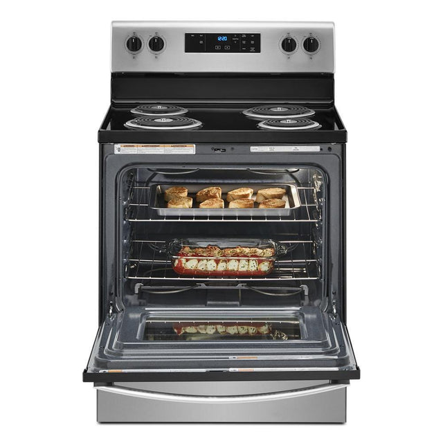 Whirlpool 4.8 cu. ft. electric range with Keep Warm setting WFC150M0JS