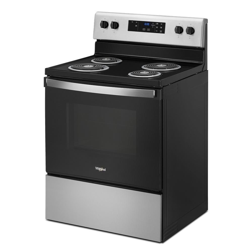 Whirlpool 4.8 cu. ft. electric range with Keep Warm setting WFC150M0JS