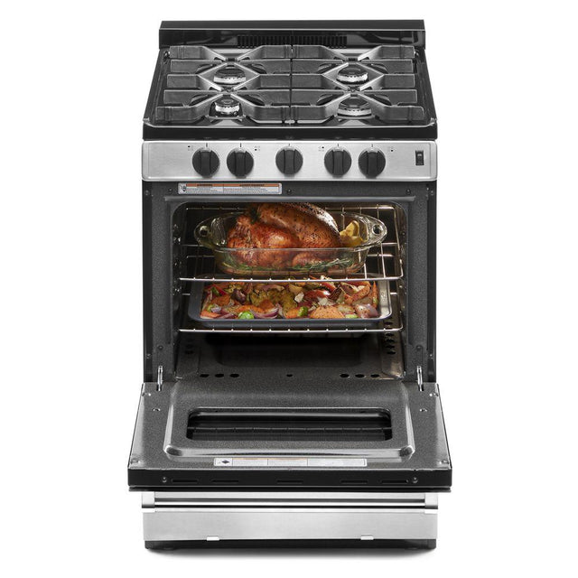 Whirlpool 24-inch Freestanding Gas Range with Sealed Burners WFG500M4HS