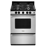 Whirlpool 24-inch Freestanding Gas Range with Sealed Burners WFG500M4HS