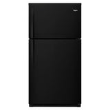 Whirlpool 33-inch Wide Top-Freezer Refrigerator with LED Interior Lighting WRT511SZDB