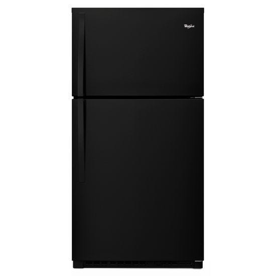 Whirlpool 33-inch Wide Top-Freezer Refrigerator with LED Interior Lighting WRT511SZDB