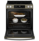 GE® 30" Slide-In Electric Convection Range with No Preheat Air Fry GRS600AVES