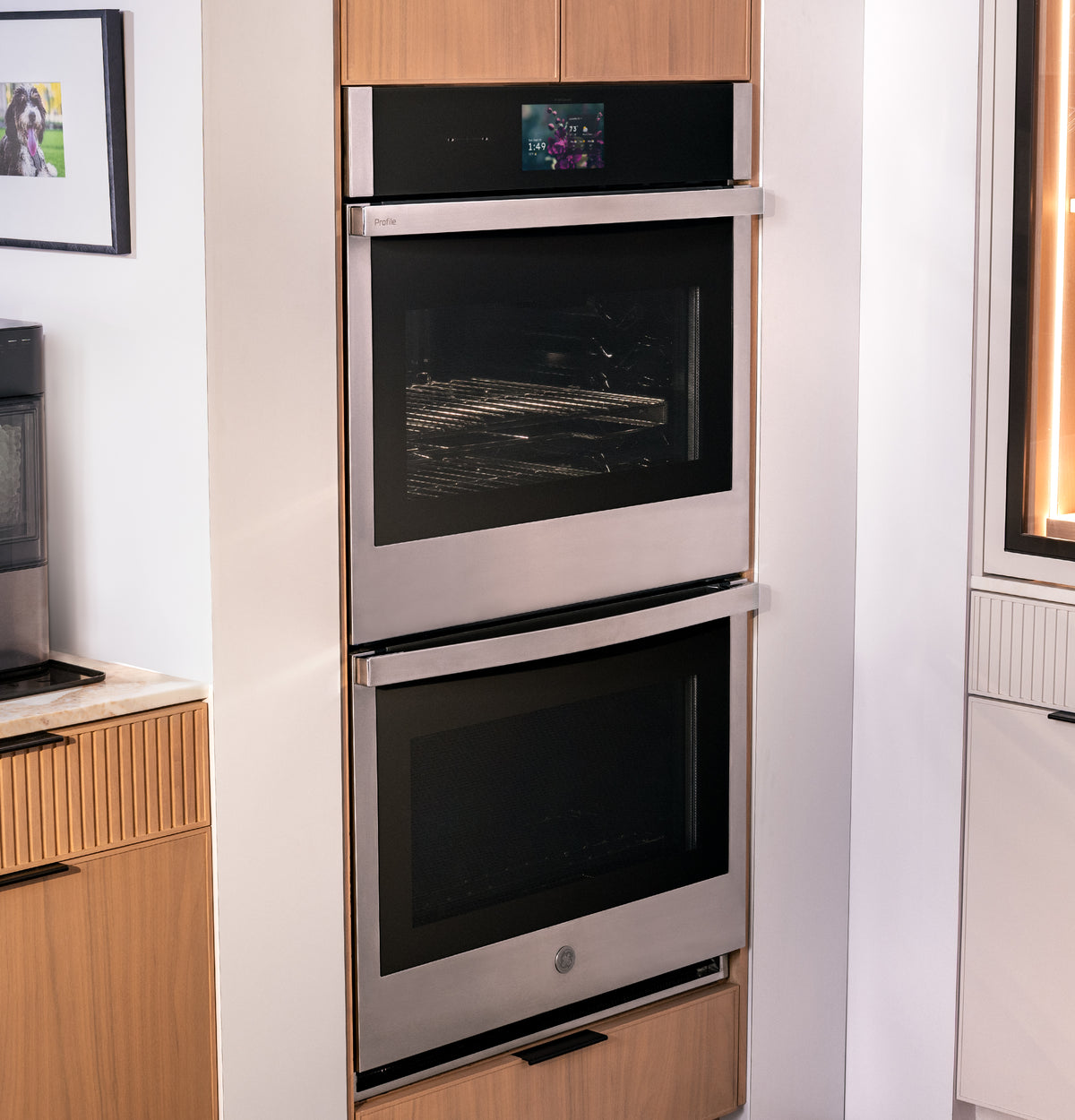 GE Profile™ 30" Smart Built-In Convection Double Wall Oven with In-Oven Camera and No Preheat Air Fry PTD9000SZSS