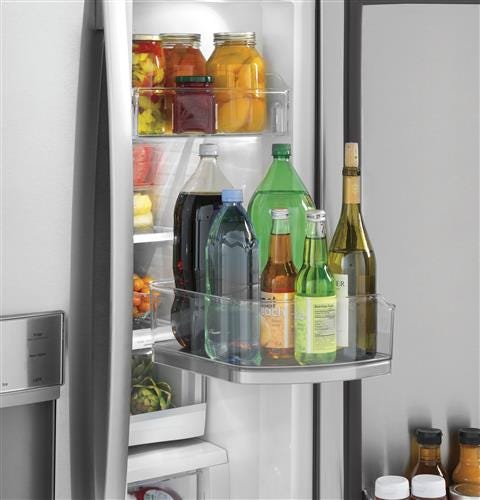 GE Profile Series 22.2 Cu. Ft. Counter-Depth French-Door Refrigerator with Door In Door and Hands-Free AutoFill PYD22KYNFS