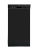 Danby 18″ Wide Built-in Dishwasher in Black DDW18D1EB