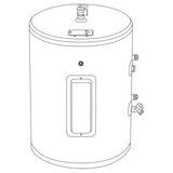 GE® 18 Gallon Electric Point of Use Water Heater GE20P08BAR