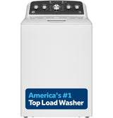 GE 4.5 cu. ft. Capacity Washer with Stainless Steel Basket, Cold Plus and Wash Boost GTW485ASWWB