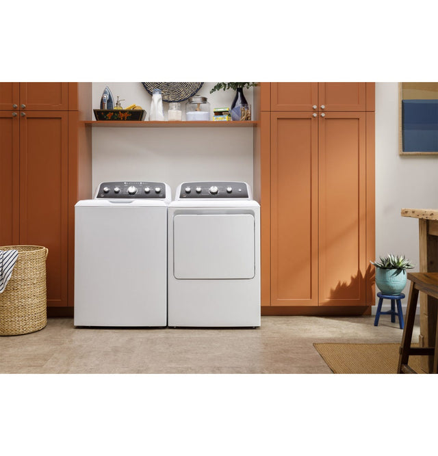 GE® 7.2 cu. ft. Capacity Electric Dryer with Spanish Panel and Up To 120 ft. Venting ETD48EASWWB