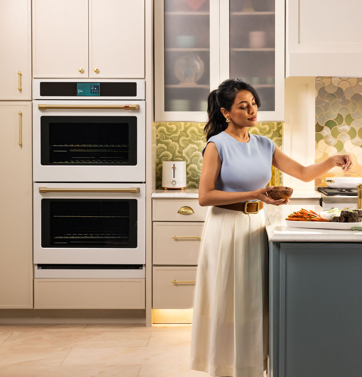 CAFÉ™ Professional Series 30" Smart Built-In Convection Double Wall Oven CTD90DP4ZW2