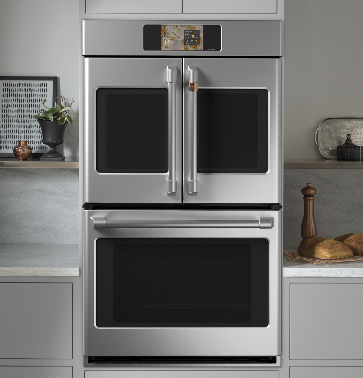 CAFÉ™ Professional Series 30" Smart Built-In Convection French-Door Double Wall Oven CTD90FP2ZS1