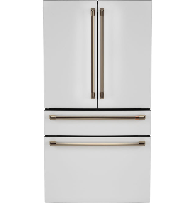 Café ENERGY STAR 29 Cu. Ft. Smart 4-Door French-Door Refrigerator CGE29DP4TW2-Matte White