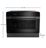 GE Profile™ ENERGY STAR® Smart Compact Dishwasher for Countertop or Built-In PZF560HGWBB