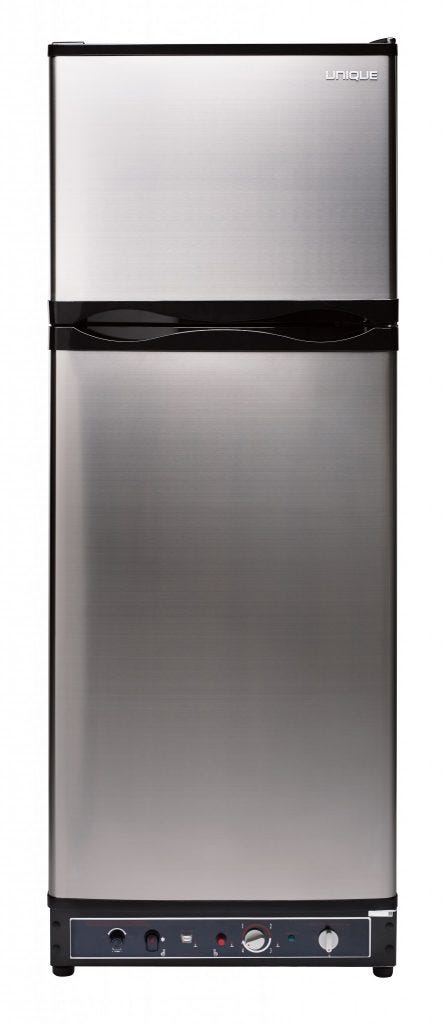 Off-Grid by Unique 10 cu. ft. Propane Refrigerator UGP-10C SM S/S