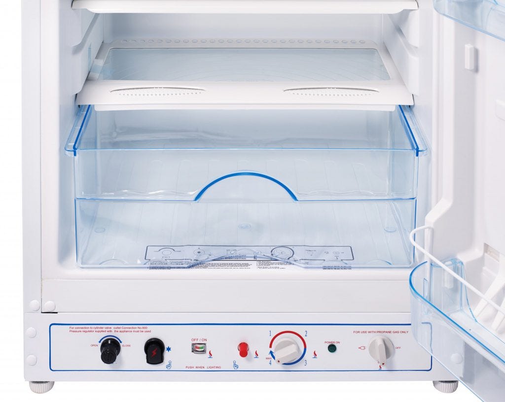 Unique Off-Grid Propane Top Freezer Refrigerator - Thumbnail 4