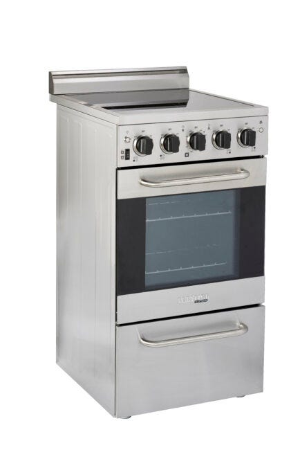 Unique Prestige 20' Stainless Steel Electric Ceramic Top with Electronic ignition UGP-20V EC SS
