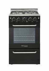 Prestige by Unique 20″ Stainless Convection Gas Range UGP-20V PC1 B-Black