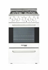 Prestige by Unique 20″ Stainless Convection Gas Range UGP-20V PC1 W-White