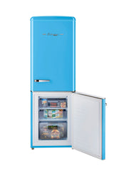 Classic Retro by Unique 7 cu. ft. Electric Bottom-Mount Refrigerator UGP-215L RB AC-Robin Egg Blue