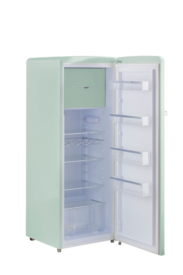 Classic Retro by Unique 8 cu. ft. Single Door Refrigerator with Freezer UGP-230L LG AC-Mint Green