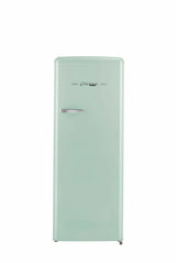 Classic Retro by Unique 8 cu. ft. Single Door Refrigerator with Freezer UGP-230L LG AC-Mint Green