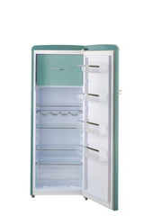 Classic Retro by Unique 8 cu. ft. Single Door Refrigerator with Freezer UGP-230L T AC-Turquoise