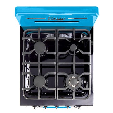 Classic Retro by Unique 24” Convection Gas Range UGP-24CR RB-Robin Egg Blue