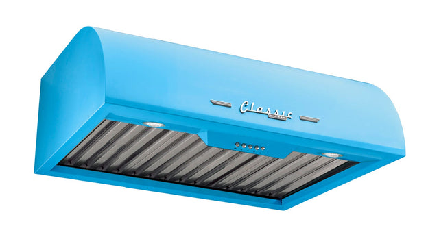 Classic Retro by Unique 24” Rangehood UGP-24CR RH RB-Robin Egg Blue