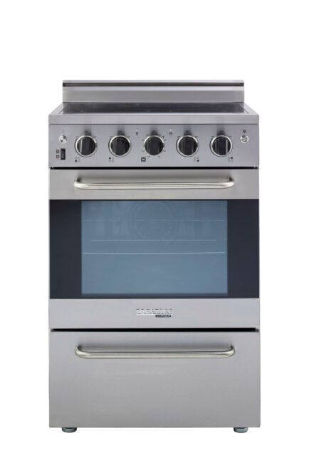 Unique Prestige 24' Stainless Steel Convection Electric Range, Electronic ignition UGP-24V EC S/S
