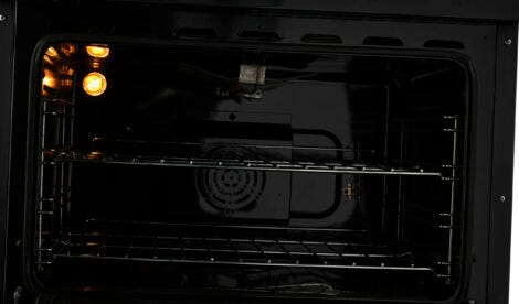 Unique 30' Classic Retro Midnight Black Gas Range UGP-30CR B