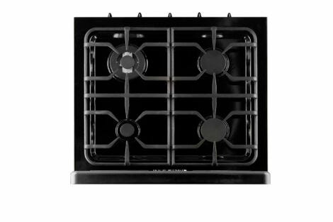 Unique 30' Classic Retro Midnight Black Gas Range UGP-30CR B