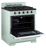 Classic Retro by Unique 30” Convection Gas Range UGP-30CR LG-Mint Green