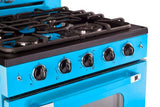 Classic Retro by Unique 30” Convection Gas Range UGP-30CR RB -Robin Egg Blue